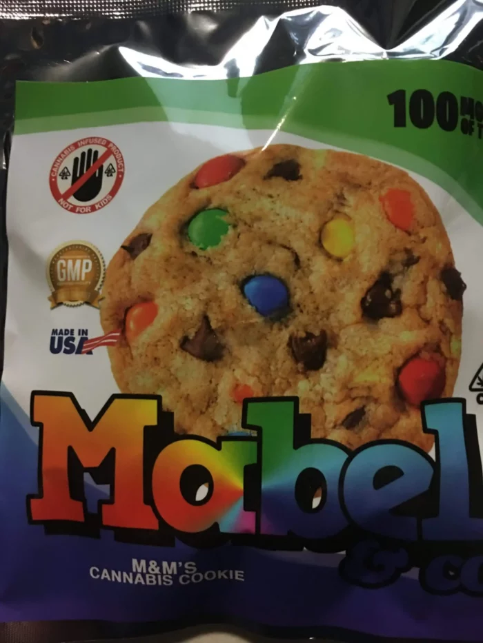 MABEL M&M 100MG CANNABIS INFUSED COOKIES